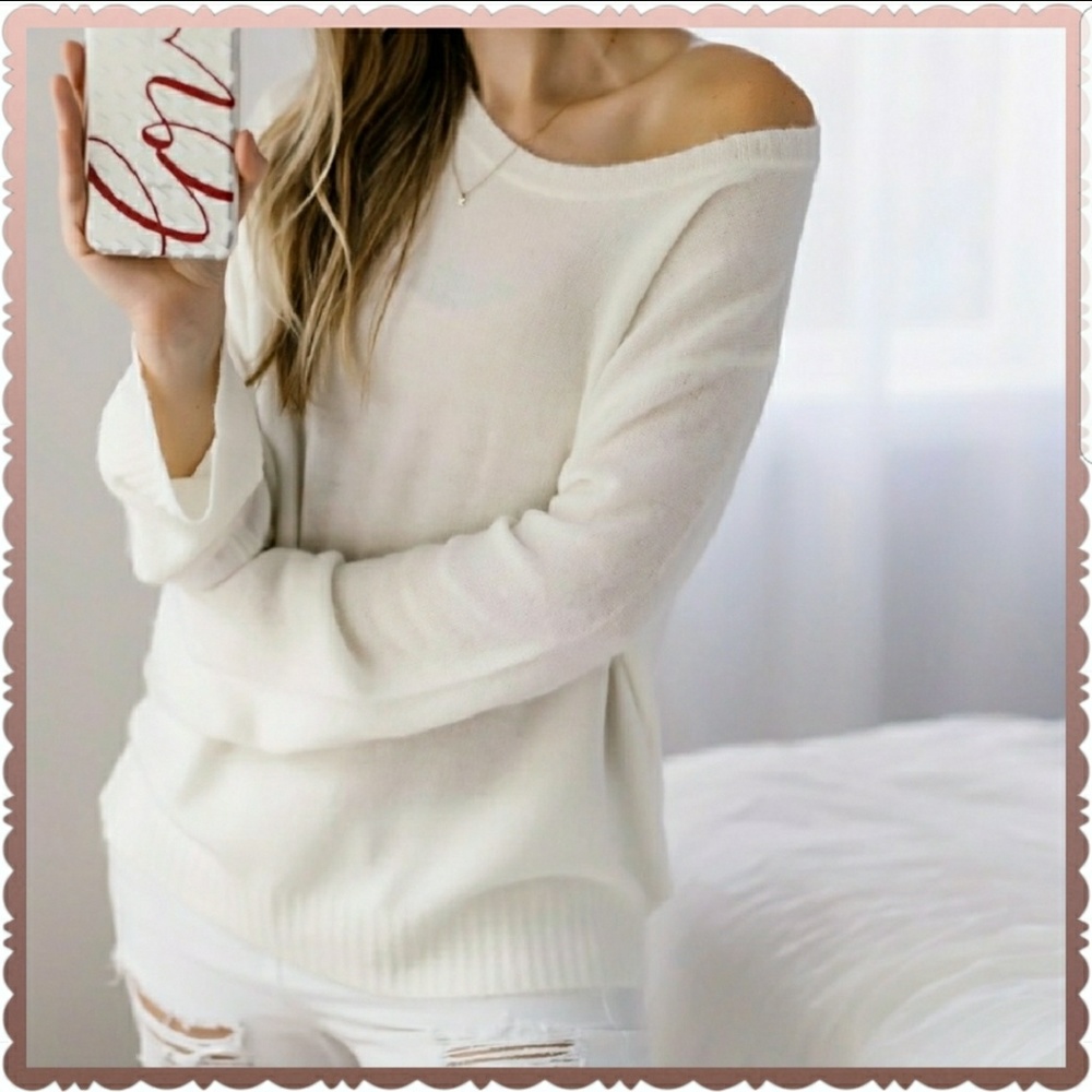 💕Re-posh💕 Ivory White Gramercy Sweater S